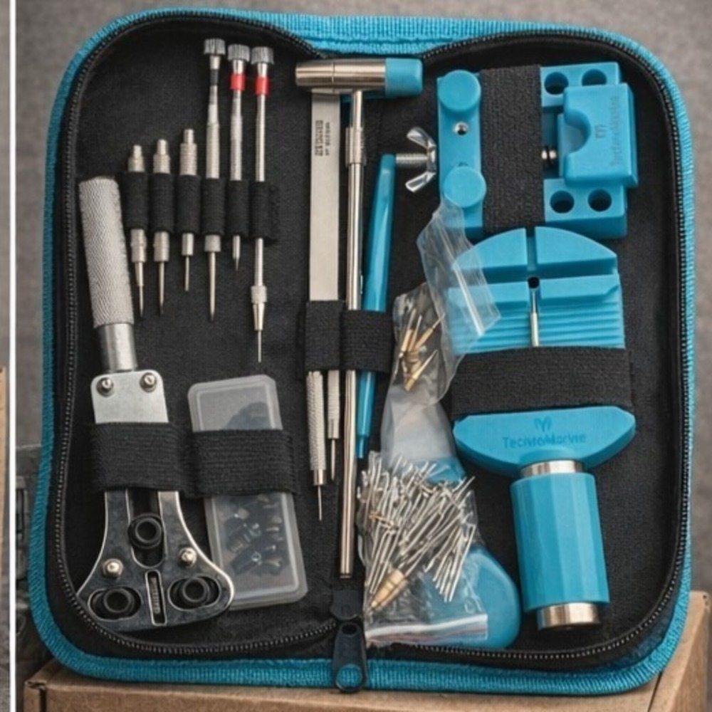 NEW Invicta TechnoMarine Watch Travel Tool Kit TM-TK-003 Teal/Black #949 - Picture 2 of 4